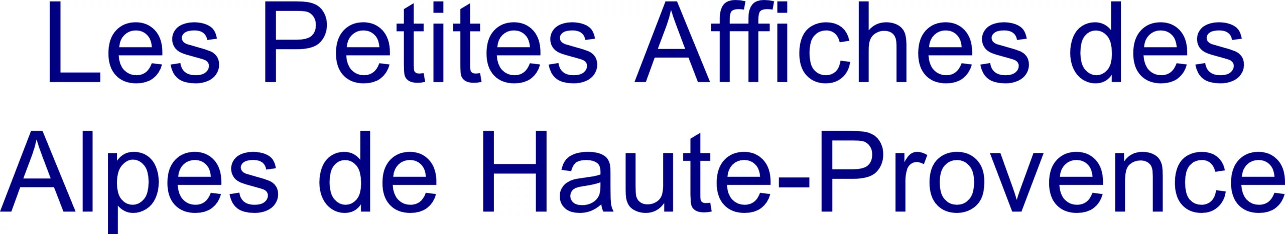 Les Petites Affiches des Alpes de Haute-Provence
